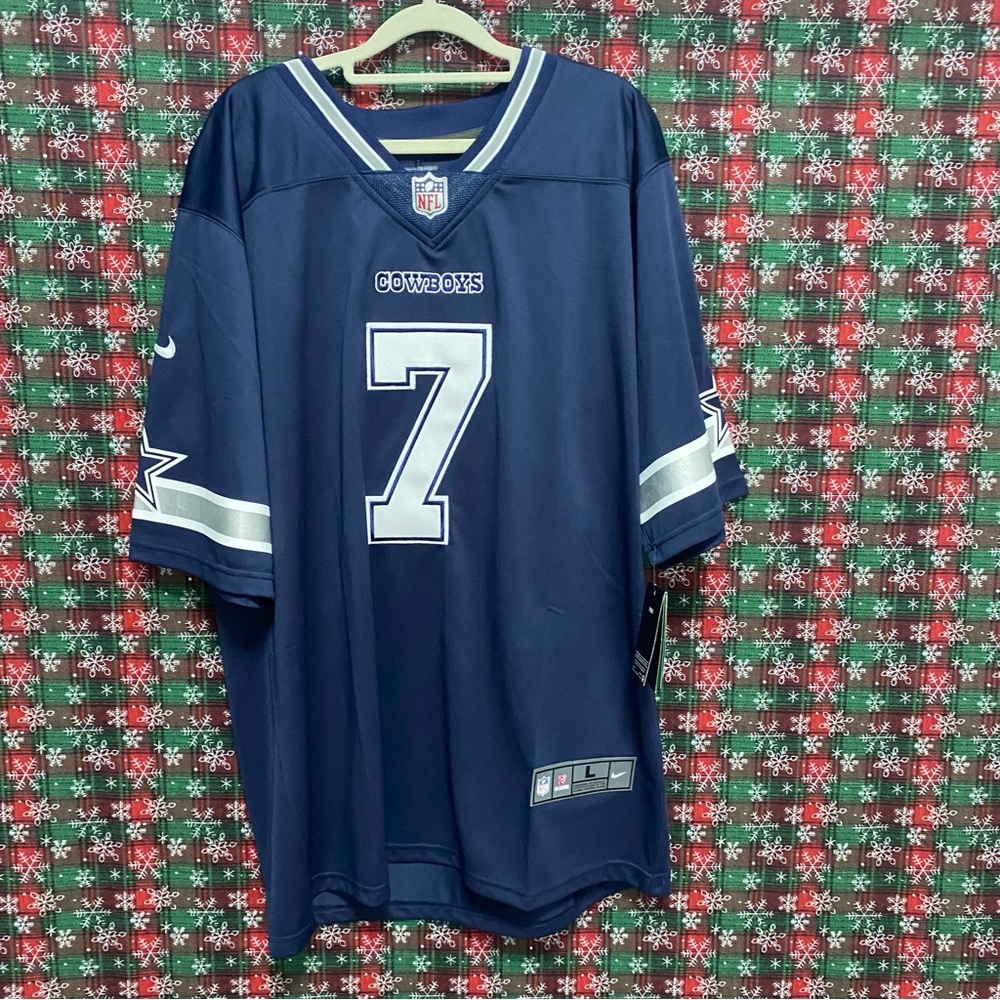 Nike Dallas Cowboys Trevon Diggs #7 Navy Jersey